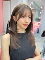 ボタン シブヤ(VOTAN SHIBUYA)&nbsp;韓国ヘア/前髪あり/顔まわりレイヤー/ハイレイヤー/