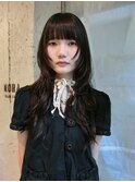 ロングハイレイヤーハッシュカットウルフカットレイヤーカット