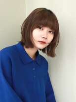 ノラ ギンザ(NORA GINZA) ウルフボブレイヤーウルフショートハッシュカットボブパーマ