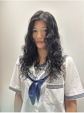 ロングとの相性◎つよめパーマ