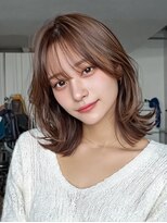 レリーアンテ 大阪梅田(Rely ante)&nbsp;くびれヘア　韓国　透明感カラー