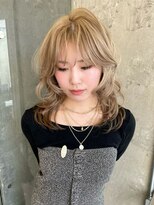 ノエ(noe)&nbsp;ミディアム/ボブ/レイヤーカット/ダブルカラー/ブリーチ/栄r102