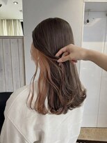 ネオリーブシェリエ 浅草店(Neolive cherie)&nbsp;インナーカラー【オレンジ】