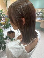 ピクチャー(PICTURE)&nbsp;シフォンブラウン/ボブ/インナーカラー/カット＆カラー