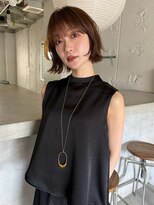 ルーム(Loom.)&nbsp;ニュアンスボブ 切りっぱなしボブ レイヤーボブ ブリーチなし
