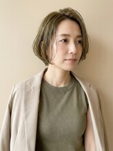 ティータ(teeta)&nbsp;【ナチュラルショート】イエベ秋★大人オリーブベージュ