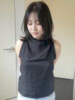 ニコフクオカヘアーメイク(NIKO Fukuoka Hair Make)&nbsp;[NIKO]オリーブグレージュ/オリーブ/ハッシュカット/レイヤー