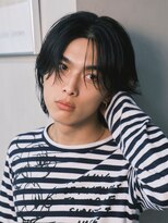 アンサー 原宿(ANSWER)&nbsp;メンズ髪質改善地毛風縮毛矯正ストレート毛流れセンターパート