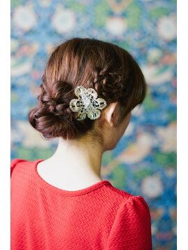 ザップ(ZAP) 編み込みシニオン (WA)