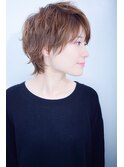 【morio池袋】大人かわいい秋冬人気モード小顔ウルフショート