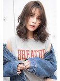 【EIGHT金沢】ひし形シルエットデジタルパーマグレージュ