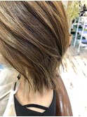 【latte atelier】ハイライト☆外ハネウルフ