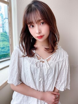 アフロート ディル(AFLOAT D'L) みきなくびれミディヨシンモリヌナモリシースルーバング小顔人気