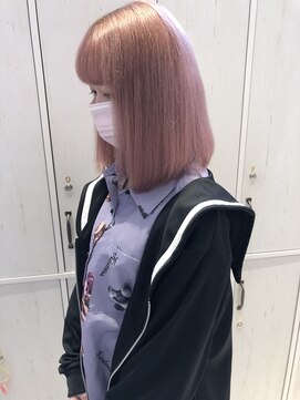 リー 梅田(Lee) ホワイトピンクカラー