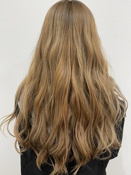 ゴデーレ(GODERE) 20代30代大人かわいいハニーベージュ ニュアンスパーマ