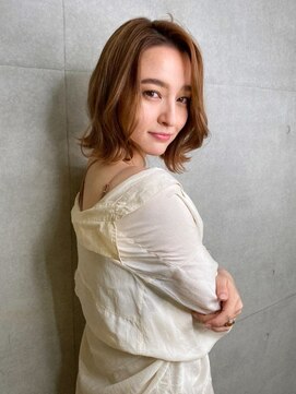 ティファ 栄(Tiffa) イメチェン/外ハネボブ/美髪/ワイドバング[栄］