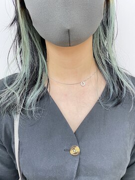 フルールデリズ(fleur de lis) **インナーカラー*サワーグリーン**