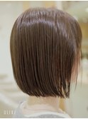 可愛い★スリーク切りっぱなしボブ