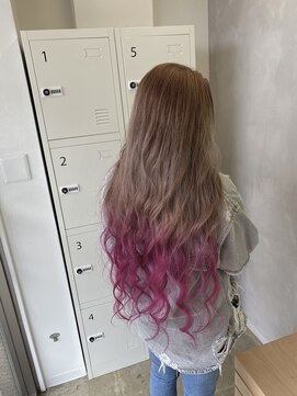 エイトオロク 那覇小禄店(EIGHT oroku) 【EIGHT 那覇小禄】　パープルピンクグラデーション