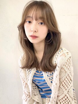 リコバイアフロート(riko by afloat) 韓国ヘア/くびれヘア/透明感カラー/グレージュ