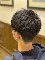 ヒロギンザバーバーショップ 神楽坂店(HIRO GINZA BARBER SHOP)&nbsp;カジュアルツーブロックスタイル