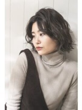 ハイレート 坂戸店(Hairate) ミディアムヘアー×ダークトーンカラー