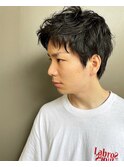 YS STILE.束感ショート.波巻き.ハイライト.マッシュパーマ13