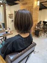 チリンバイロストシティー(Chillin by LOSTCITY)&nbsp;外ハネボブくびれボブ髪質改善ショートボブ切りっぱなしボブ