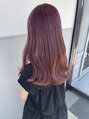 アグ ヘアー アノ 高田店(Agu hair 'ano) ブリーチ×ピンク系カラー