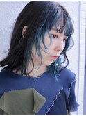 ニュアンスウェーブ×インナーカラー
