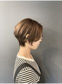 うざバング小顔ショート