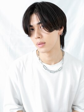 グルーミングサロン バーバー キャッスル 北浦和西口(Grooming salon Barber Castle) ノンジアミンカラー小顔セミウェットなコンマへアa北浦和