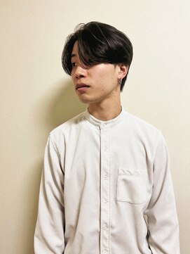 ヨー(Yoh-) 【ナチュラルセンターパート/星亘祐】前下がり/センターパート