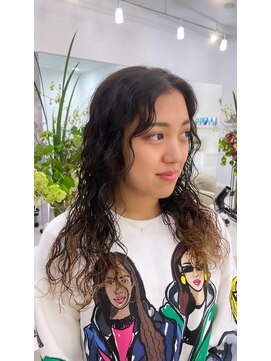 アオ 甲府本店(AO) 海外ガール風パーマ