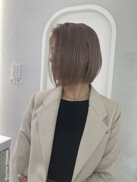 ガガ 心斎橋(GAGA) 韓国/ハイトーンカラー/ワンホンヘア/レイヤーカット/髪質改善