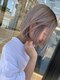 ブラント(BRUNT)の写真/”光に透けるハイライト・バレイヤージュ”ライフスタイルに馴染むブリーチstyleをご提案。