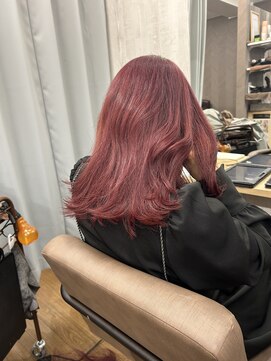テーラヘアー 大網店(TELA HAIR) ピンクカラー