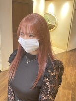 ハーフアンドハーフ(HALF and HALF)&nbsp;暖色カラー/ブリーチカラー/ピンクベージュ