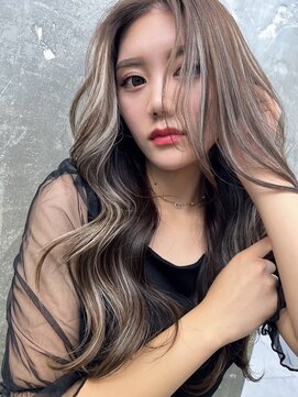 キング(K!ng) 縮毛矯正髪質改善ハイライトレイヤーカット枚方美容室エクステ