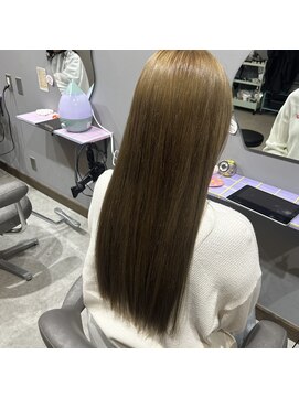 ガーデン 北花田(garden) ブリーチ無しダブルカラー　カーキベージュ