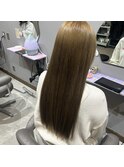 ブリーチ無しダブルカラー カーキベージュ