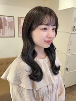 ラヴィズム 名駅店(LUVISM)&nbsp;◎韓国ヘアー顔周りレイヤーおくれ毛ミディアム前髪名古屋/名駅