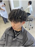 メッシュ×ツイストスパイラルパーマ/ツイスパ/マッシュ/水戸
