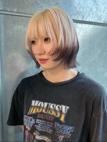 ソル バロール 表参道(SOL .valor)&nbsp;顔周りレイヤーカットブリーチデザインカラーワンホンレイヤー◆