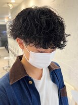 バイフィフス 原宿/表参道(by fifth)&nbsp;ラフにキマる無造作パーマのマッシュウルフスタイル