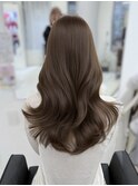 韓国風/レイヤーカット/顔周り/顔まわり/髪質改善/ベージュ
