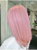 【W_SALON 河原町】ペールピンク/髪質改善