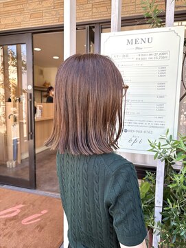 エピ 余戸店(epi) 切りっぱなしボブ！