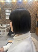 切りっぱなしボブ
