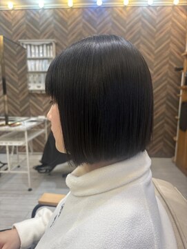 ヘアメイクゼロ 坂戸駅前店(hairmake zero) 切りっぱなしボブ